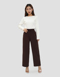CONNEXION DRAWSTRING LOOSE FIT CELANA PANJANG WANITA