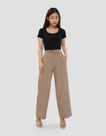 CONNEXION DRAWSTRING LOOSE FIT CELANA PANJANG WANITA