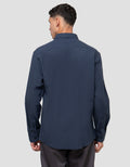 COLE SOLID TEXTURE KEMEJA LENGAN PANJANG PRIA