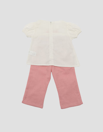 LITTLE M BORDIR LOVELY PAKAIAN SETELAN BAYI