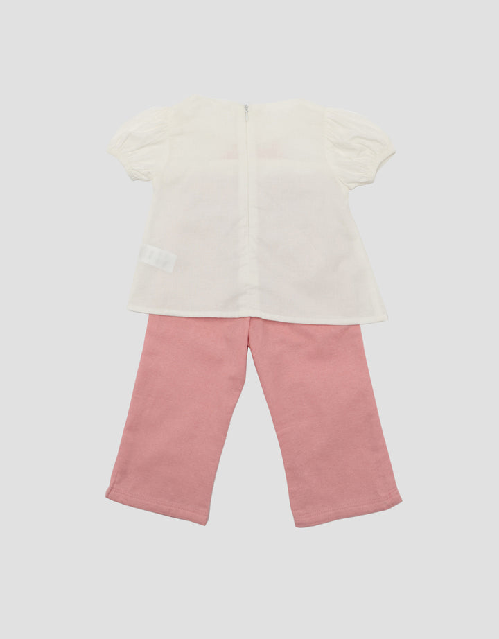 LITTLE M BORDIR LOVELY PAKAIAN SETELAN BAYI