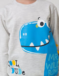 Little M Dino Cucuk Sweater Anak Laki-laki