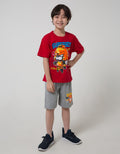 Little M Kaos Lengan Pendeki Anime Superbot