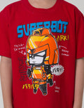 Little M Kaos Lengan Pendeki Anime Superbot