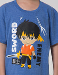 Little M Anime Sword Enemy Short Sleeve T-Shirt