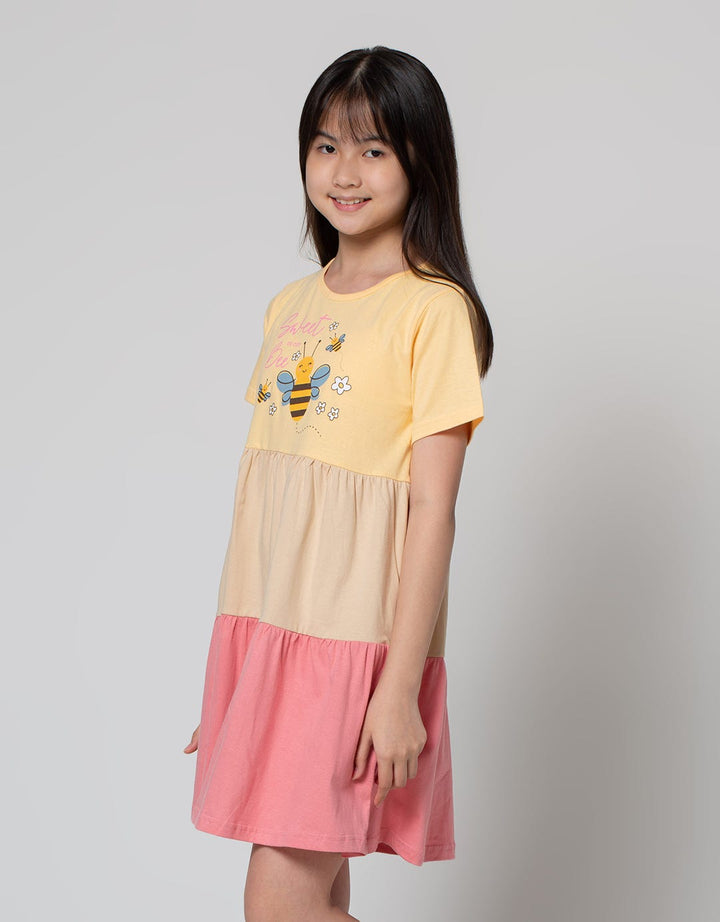 Aero Short Sleeve Midi Dress Daily Bee