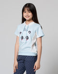 Aero Panda Print Hoodie Sweater Anak Perempuan