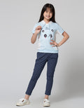 Aero Panda Print Hoodie Sweater Anak Perempuan