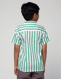 Nevada Short Sleeve Shirt Cotton Tancel Stripe
