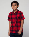 Nevada Short Sleeve Shirt Poplin Fullprint Check