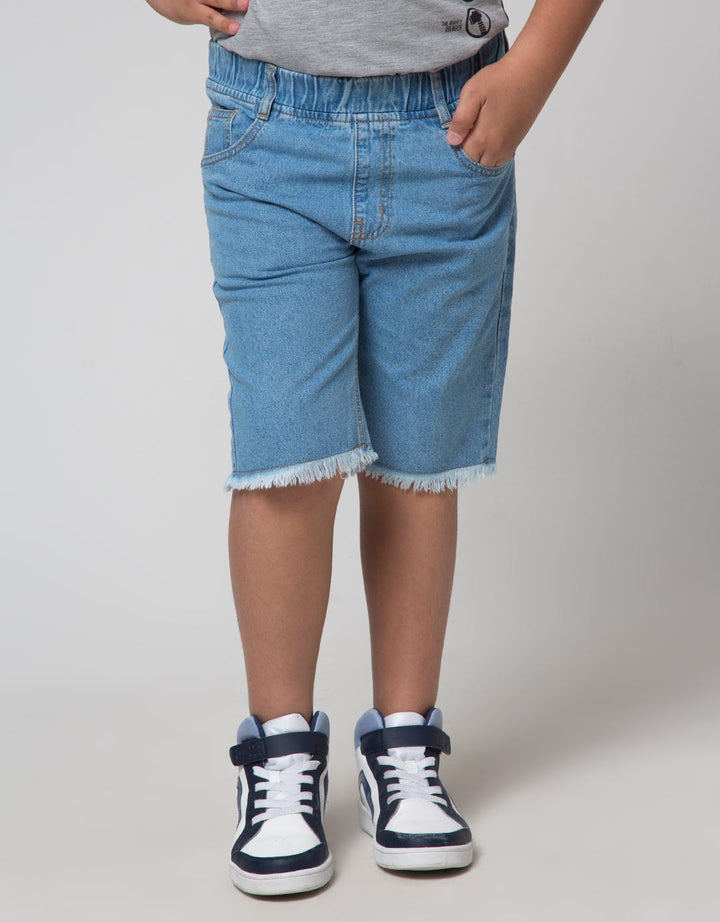 Nevada Denim Shorts Rubber Pants