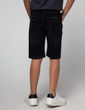Nevada Rib Splash Celana Jeans Pendek Anak Laki-Laki
