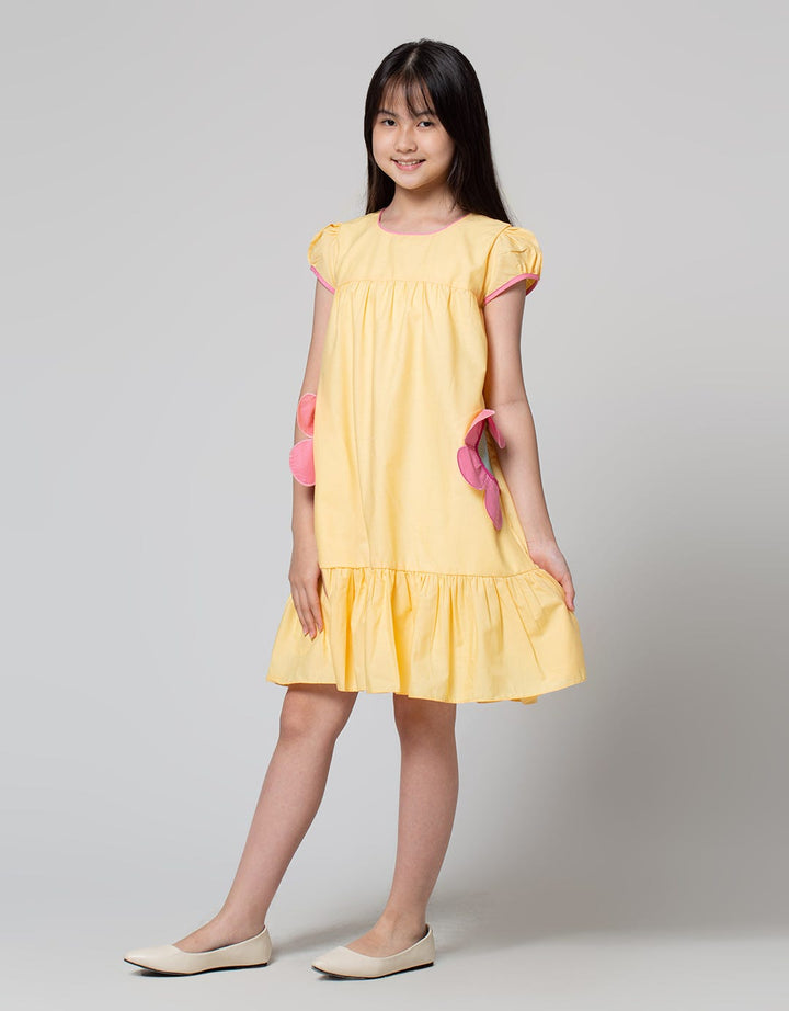 Kidz Too Short Sleeve Midi Dress Bunga Hidup