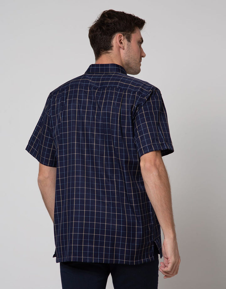 Stanley Adams Short Sleeve Shirt Checks Regular