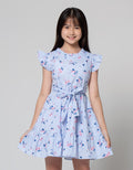 Kidz Too Short Sleeve Midi Dress Susun Lengan Geber
