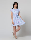 Kidz Too Short Sleeve Midi Dress Susun Lengan Geber