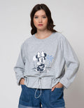 Details Sweatshirt With Waist String