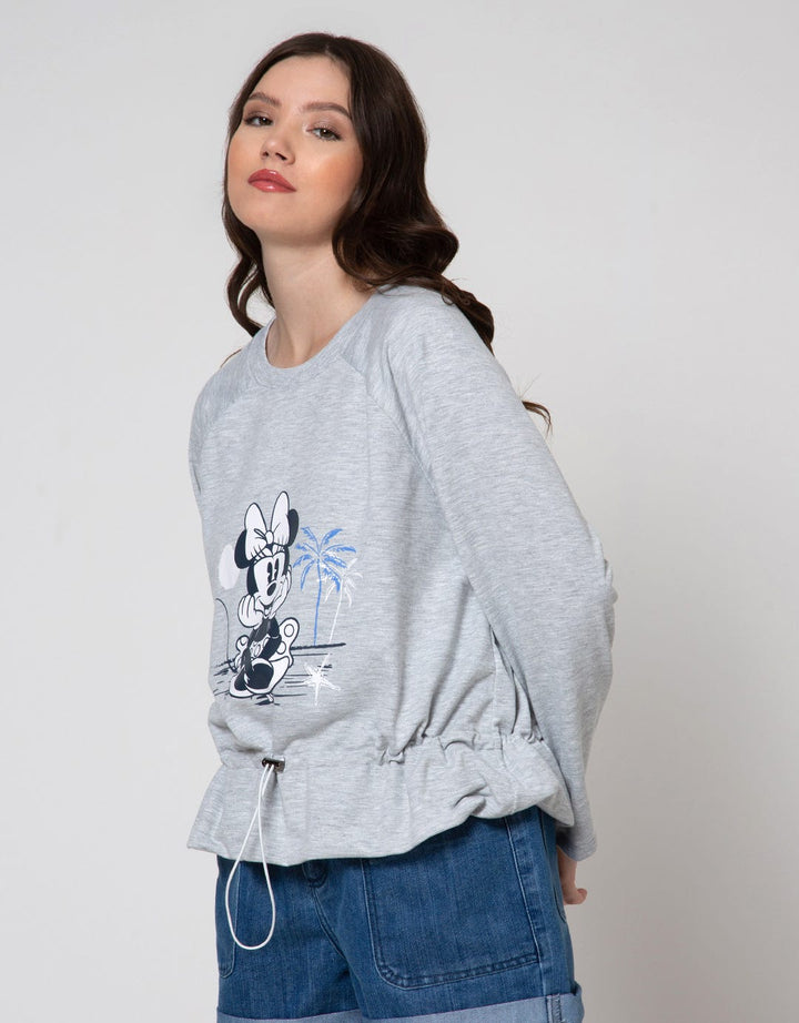 Details Sweatshirt With Waist String