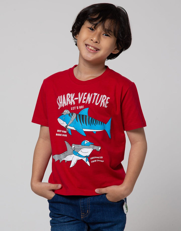 Little M Short Sleeve T-Shirt Best Buy Shark