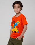 Little M Short Sleeve T-Shirt Dino Car