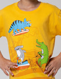 Little M Short Sleeve T-Shirt Best Buy Dino Surf