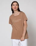 Cardinal Girl Kaos Kasual Wanita