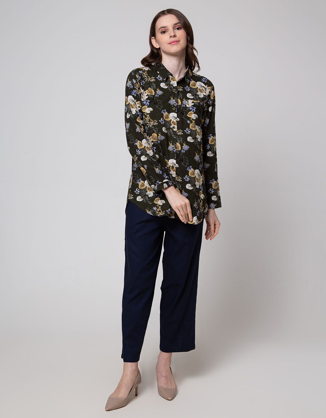 Geela Marion Flower Women's Shirt