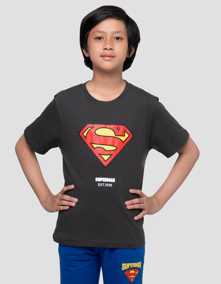CHARACTER SUPERMAN LOGO KAOS ANAK LAKI-LAKI