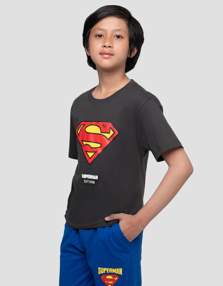 CHARACTER SUPERMAN LOGO KAOS ANAK LAKI-LAKI