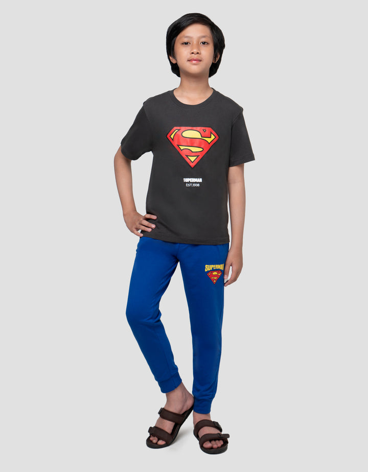 CHARACTER SUPERMAN LOGO KAOS ANAK LAKI-LAKI