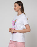 Details Short Sleeve T-Shirt Regular Tee Print Abstract Painting