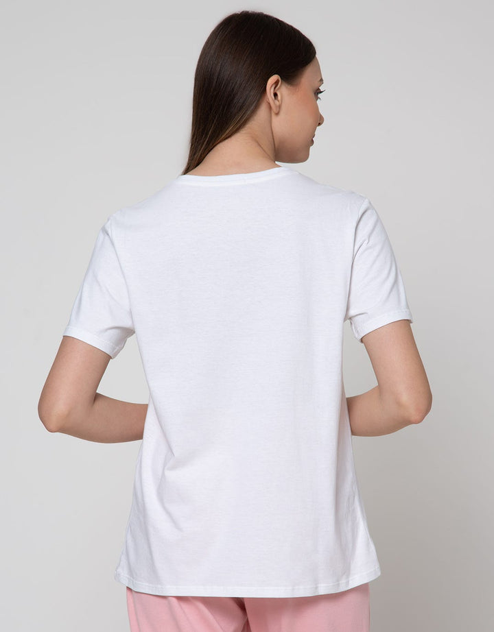 Details Short Sleeve T-Shirt Regular Tee Print Abstract Painting