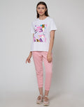 Details Short Sleeve T-Shirt Regular Tee Print Abstract Painting