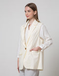 Details Vest With Flap Pocket And Button