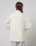 Details Vest With Flap Pocket And Button