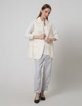 Details Vest With Flap Pocket And Button