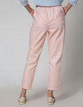 Details Long Pants High Waist W Half Elastic At Waist