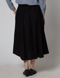 Details Midi Skirt Medium Length With Pocket Ruffle