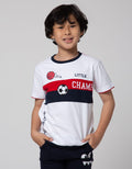 Little M Short Sleeve T-Shirt Aplikasi Champ