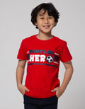 Little M Short Sleeve T-Shirt Aplikasi Football Hero