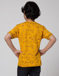 Little M Short Sleeve T-Shirt Bear Kantong Aplikasi Gantung