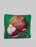 Little M Bantal Xmas Print Santa Green