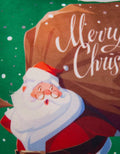 Little M Bantal Xmas Print Santa Green