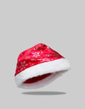 Little M Full Print Velvet Xmas Hat