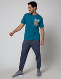T Zone Short Sleeve T-ShirtPrint Theme Summertime - Relax 1