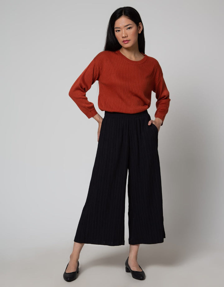 St. Yves Tripe Krinkle Women's Culottes