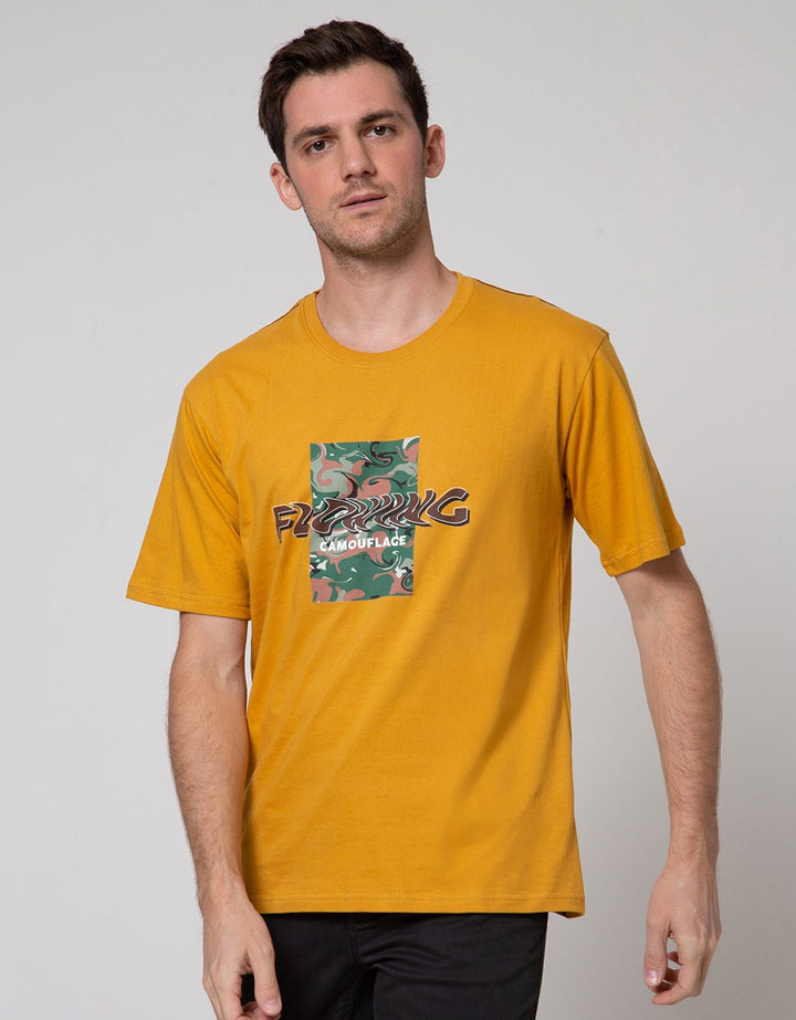 T Zone Photoprint Theme Kaos Kasual Pria