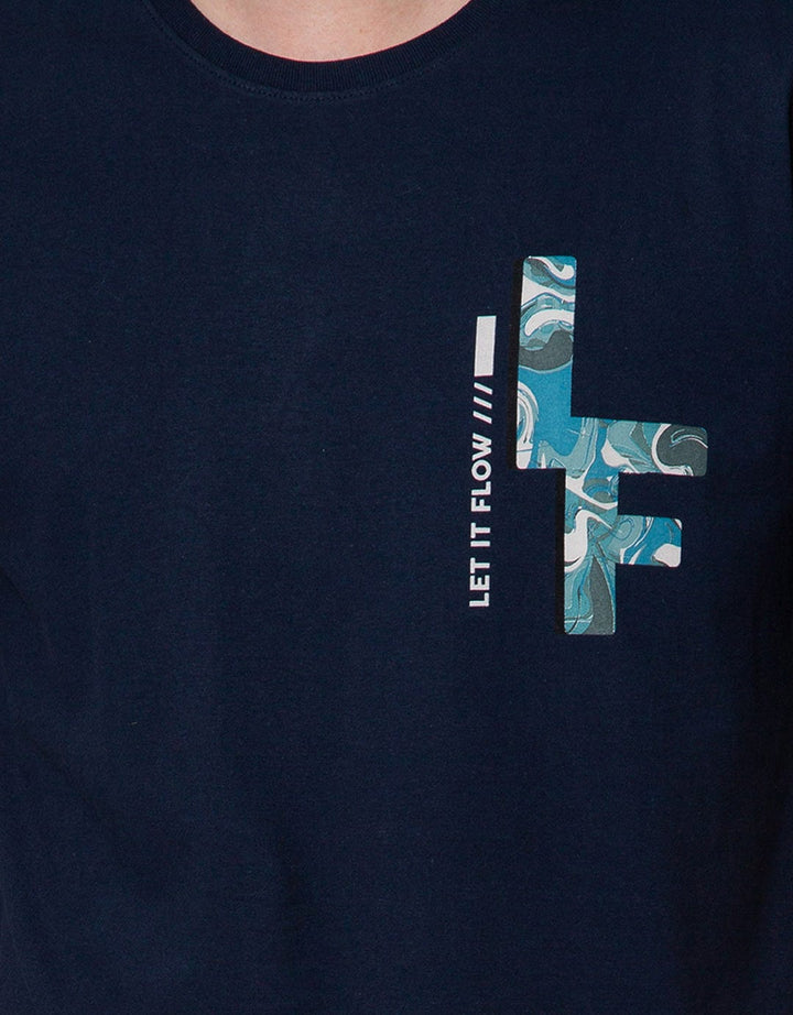 T Zone Photoprint Theme Kaos Kasual Pria