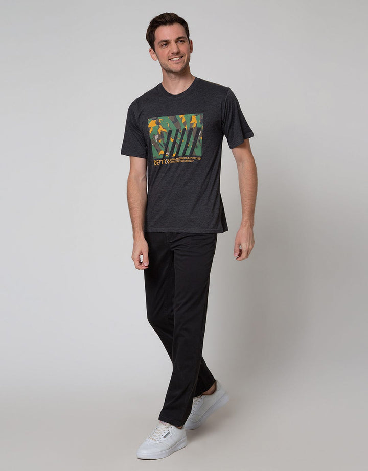 T Zone Photoprint Theme Kaos Kasual Pria