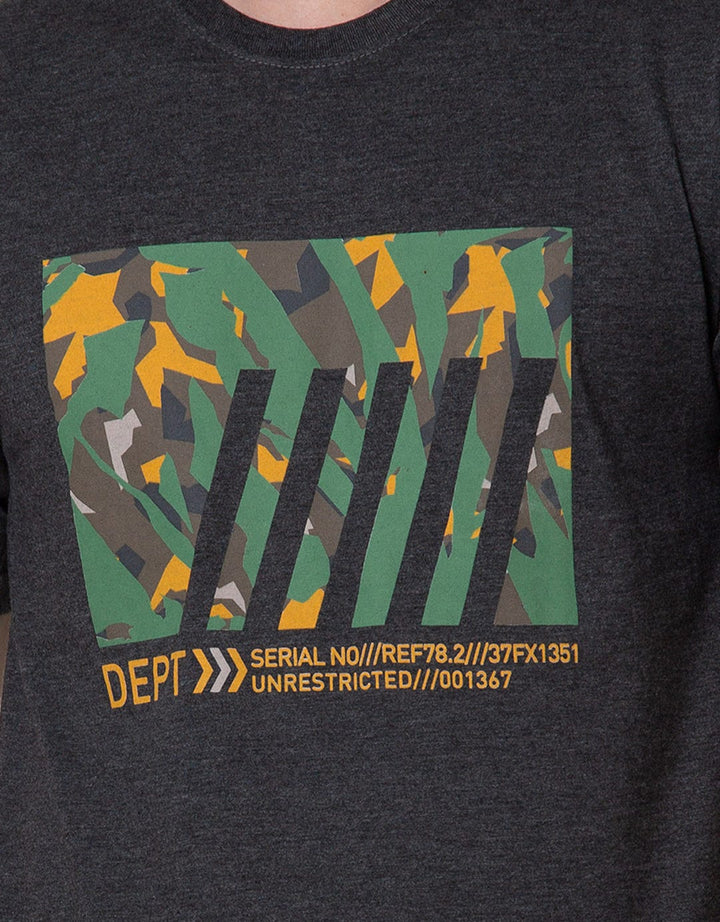 T Zone Photoprint Theme Kaos Kasual Pria